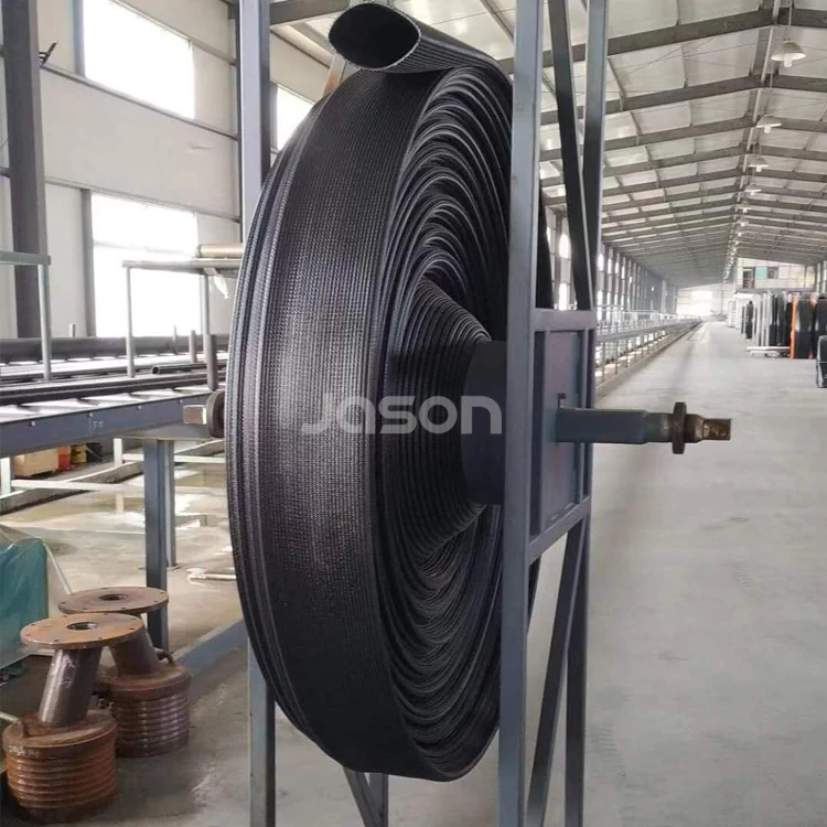 Black irrigation supply layflat hose