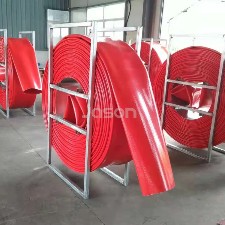 TPU layflat supply hose in red