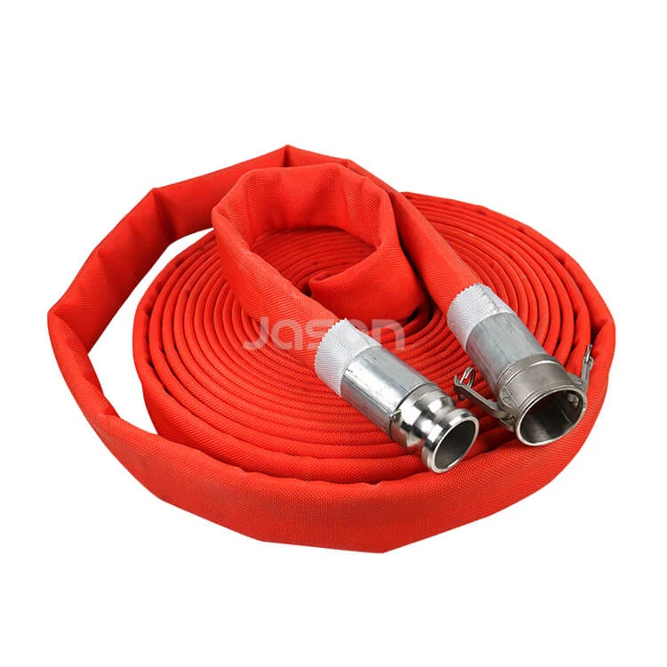 Snow making hose double jacket roll