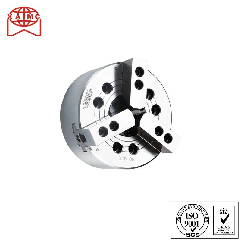 3KD THREE-JAW LARGE THROUGH-HOLE POWER CHUCK — accessories supplied by JD Machine Tool