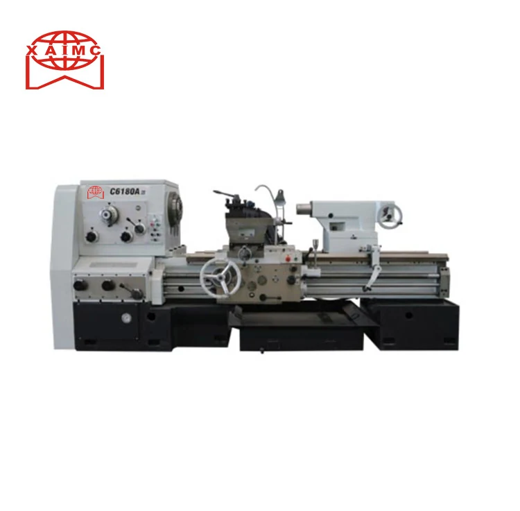 Horizontal Manual Lathe Machine C6180A detail view 2