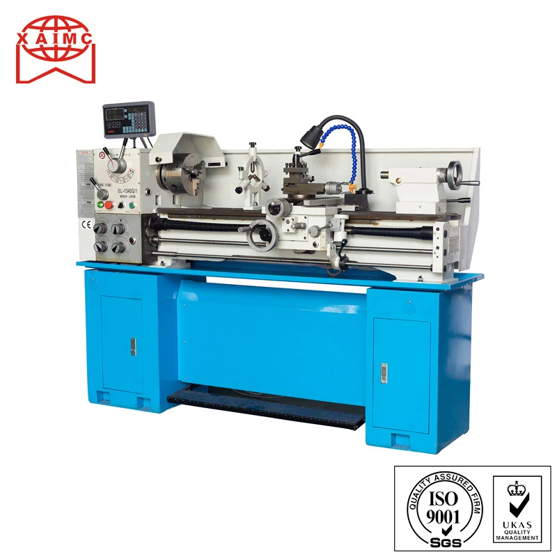 Small manual bench lathe machine BL1341G — turning supplied by JD Machine Tool