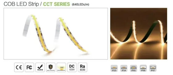 COB Strip or Discrete LED Strip for a Cove