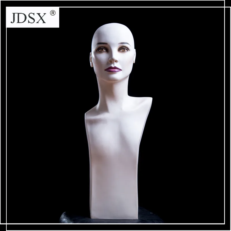 PVC Mannequin head PCM25 (White, 25 inch)