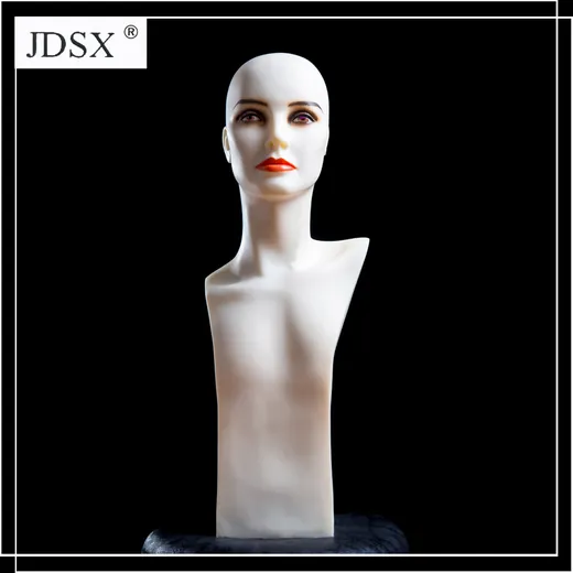 PVC Mannequin head PCM25 (White, 25 inch) II