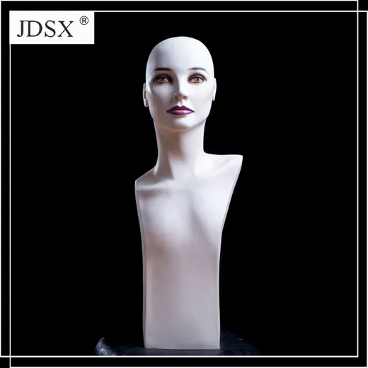 PVC Mannequin head PCM25 (White, 25 inch)
