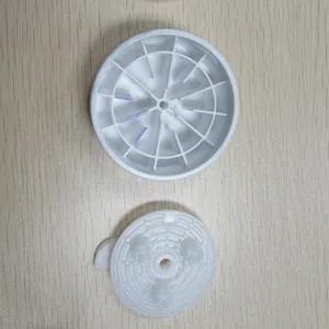 White molded impeller and its matching cover disc