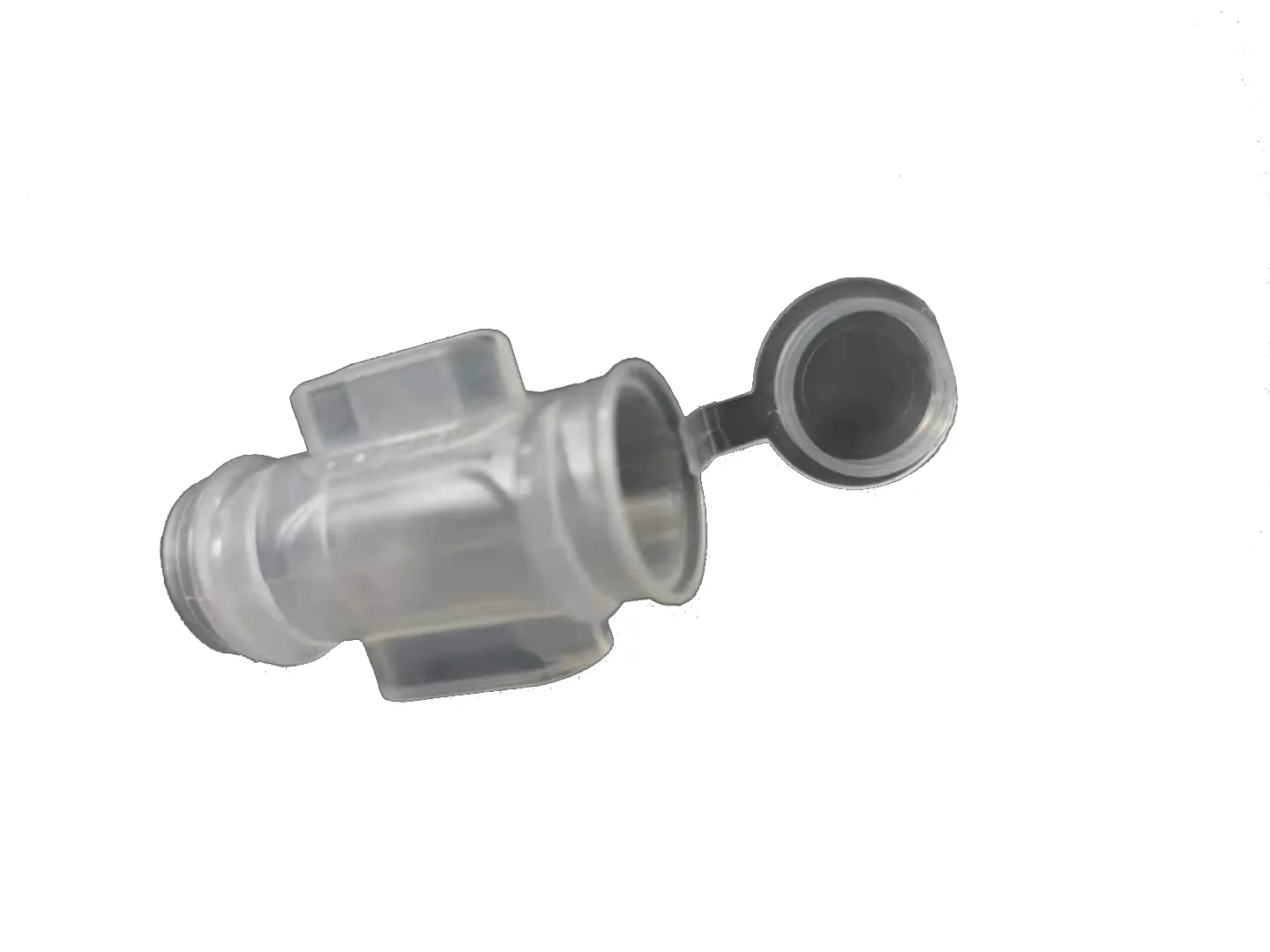 Medical Valve Body with Tethered Cap