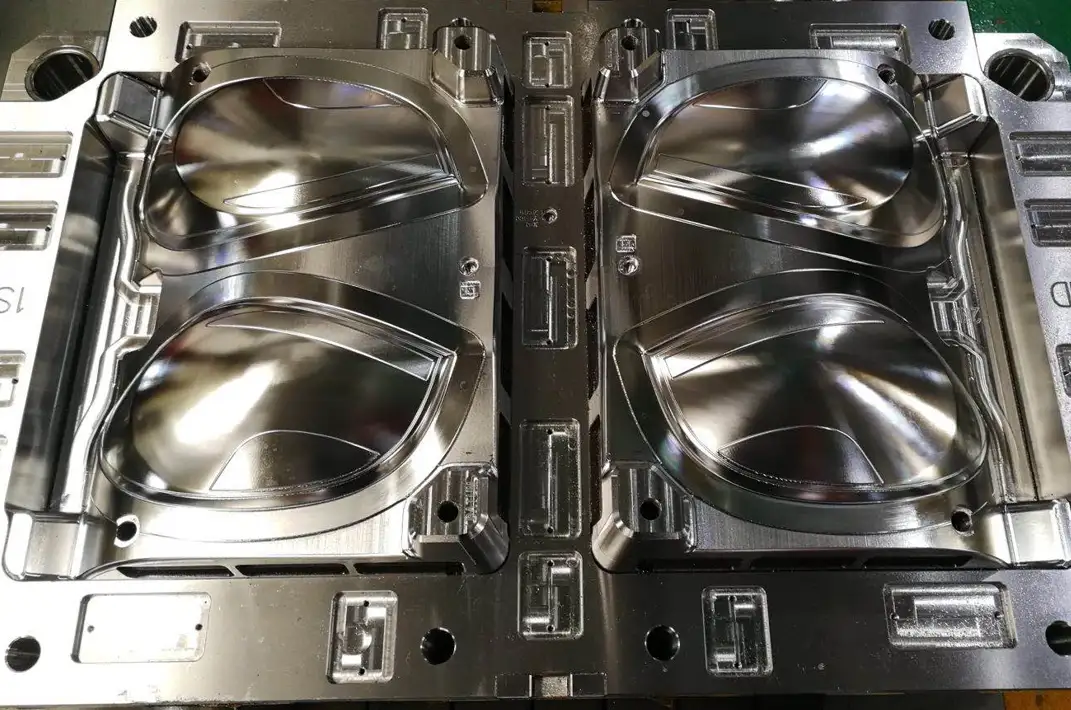 Two Cavity Mold Plate for Bowl Shaped Parts