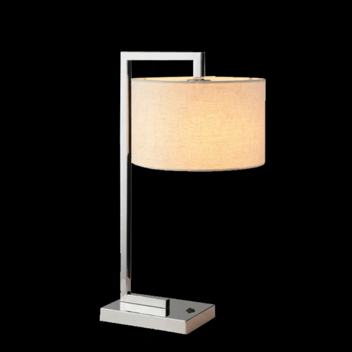 B13 Task Table Light photographed lit against a black background