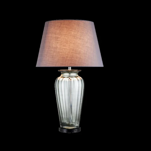 B04 coloured table lamp photographed lit against a black background