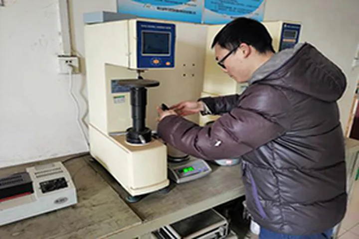 Hardness Testing at Jianheng Metal partner factories