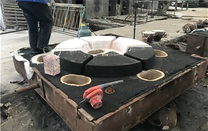 Resin Sand Process at Jianheng Metal partner factories