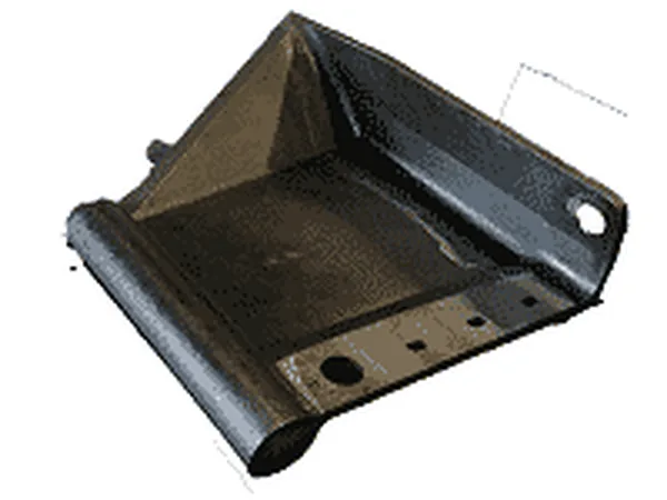 Fabricated Bracket cast in ductile cast iron by Jianheng Metal