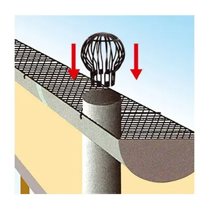 2pc DownPipe Gutter Balloon Guard Filter Balloon Gutter Guard Leaf Filter view 3