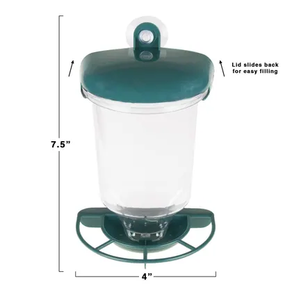 Automatic Suction Window Mounted Garden Wild Bird Feeder view 3