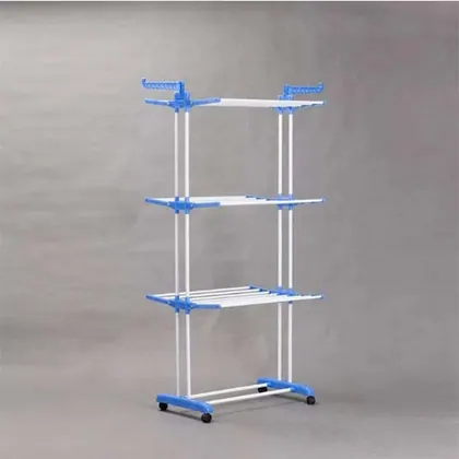 Cloth Drying Rack Towel Rack Three Layer Multi-purpose Folding view 2