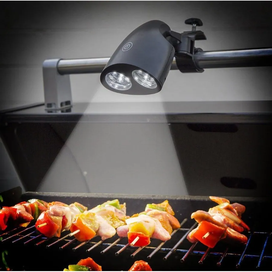 Dimmable 360 Degree Rotation Hand-mounted LED BBQ Grill Light for Cooking Camping Bike