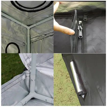 Durable Mylar Plant Grow Tent Indoor Grow Box Greenhouse Hydroponics Tent Panda Grow Tent view 5