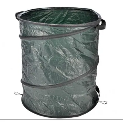 Heavy Duty Strong Pop Up Garden Plastic Waste Bag 110PE 160L Garden Leaf Collector Bag