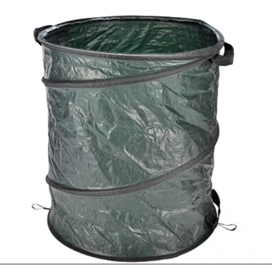 Heavy Duty Strong Pop Up Garden Plastic Waste Bag 110PE 160L Garden Leaf Collector Bag