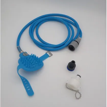 JDM 2 in 1 Sprayer and Scrubber Pet Cleaner Shower Tool Kit view 2