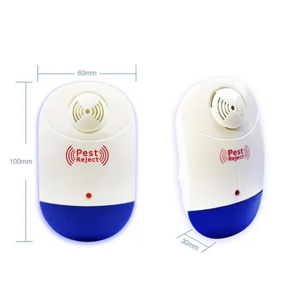 JDM 2018 Amazon Hot Sale Ultrasonic Electric Pest Repeller Pest Reject Mice, Cockroach, Bugs, Mosquitoes Plug in CE ROHS CC FCC view 2