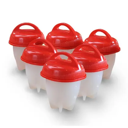 JDM 2018 NEW Egglettes Egg Cooker Egg Maker – Hard Boiled Eggs Without the Shell