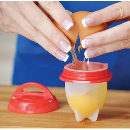 JDM 2018 NEW Egglettes Egg Cooker Egg Maker – Hard Boiled Eggs Without the Shell view 2