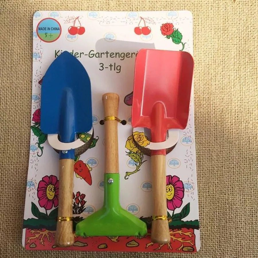 JDM 3pc Kids Garden Tools Lovely Children Garden Tool Set Gift Garden Tool