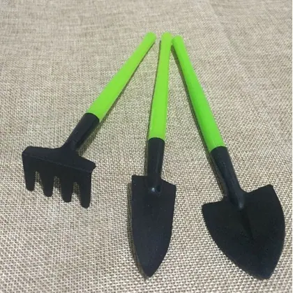JDM 3pc Plastic Handle Mini Garden Tool Bonsai Tool