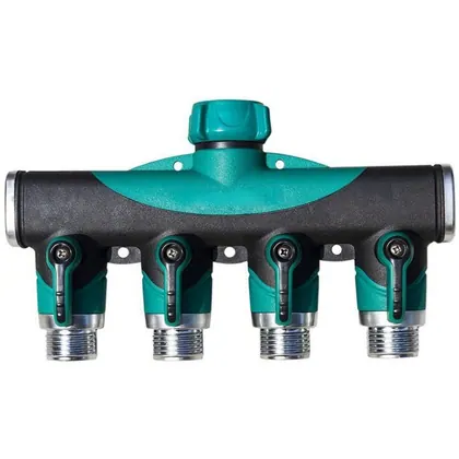 JDM 4 Way Hose Connector 4 Way Heavy Duty Hose Splitter