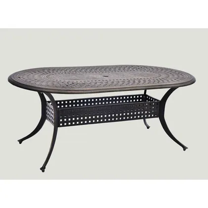 JDM 7pc Cast Aluminum Luxury Outdoor Furniture Wrought Iron Patio Furniture view 2