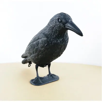 JDM Bird Scarecrow Fright Crow Garden Ornament Pest Control Crow