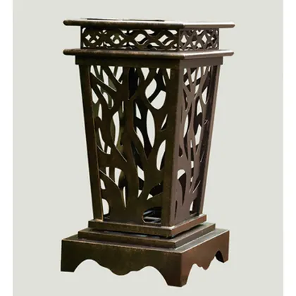 JDM Cast Aluminum Outdoor Rubbish Bins Outdoor Trash Can view 3