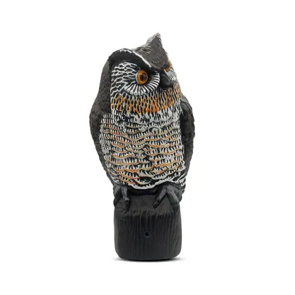 JDM Defense Electronic Motion Activated Solar Powered Sensor Scarecrow Owl Realistic Owl view 2