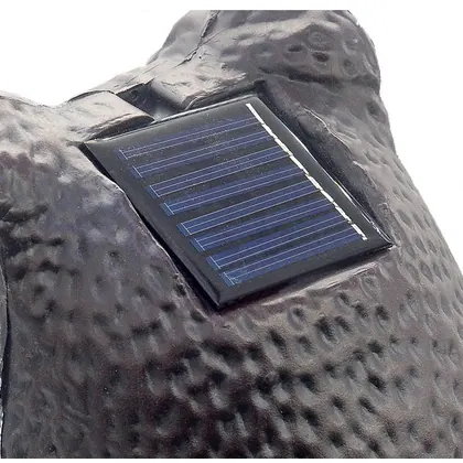 JDM Defense Electronic Motion Activated Solar Powered Sensor Scarecrow Owl Realistic Owl view 5