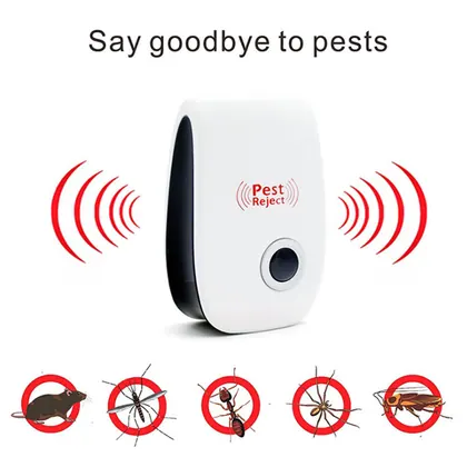 JDM Factory Price Electronic Ultrasonic Pest Repeller Mosquito Killer Insect Mouse Cockroach Repeller Amazon Hotsale view 2