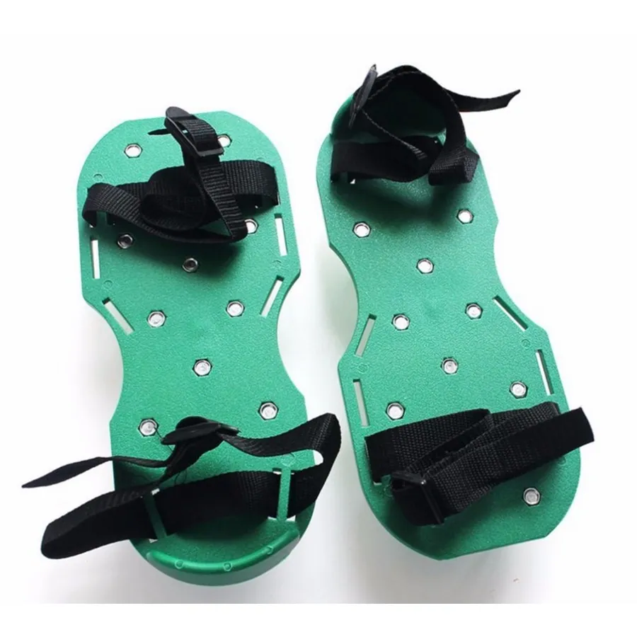 JDM Garden Lawn Aerator Garden Spike Aerator Sandals Shoes