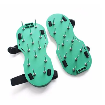 JDM Garden Lawn Aerator Garden Spike Aerator Sandals Shoes view 3
