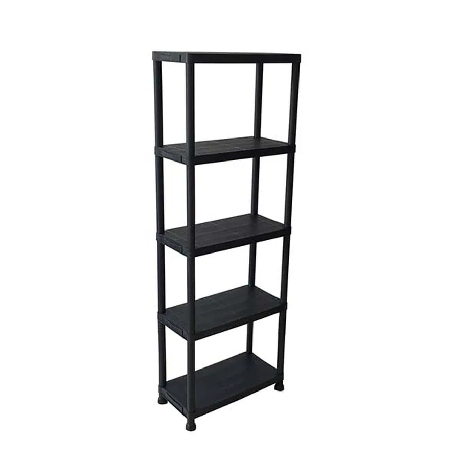 JDM Heavy Duty PP Material 5 Tier Plastic Shelves with Cheap Price
