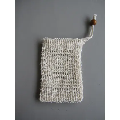 JDM High Quality Sewing 4 Pack Natural Sisal Soap Bag for Bath