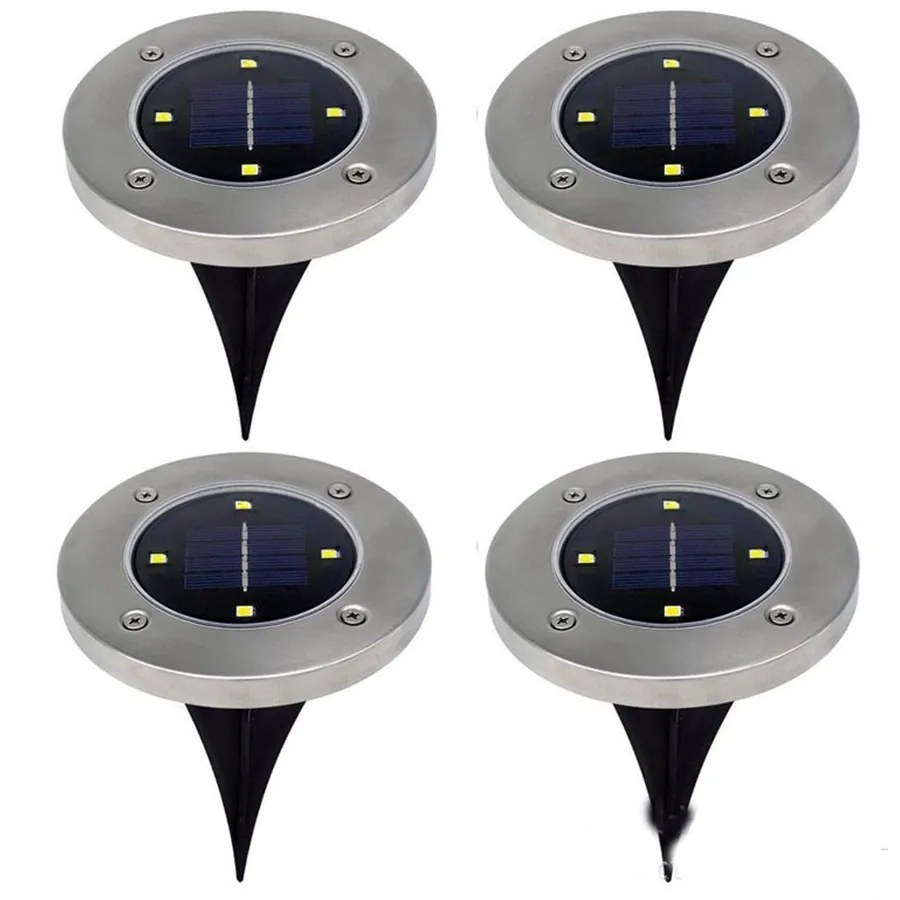 JDM Hot Sale 4 X 4 LED Solar Powered Outdoor Recessed Garden Light