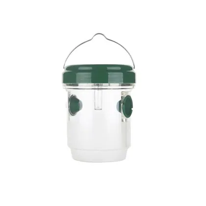 JDM Outdoor Garden Solar Panel Hanging Plastic Solar Insect Wasp Fly Sticky Trap with UV LED
