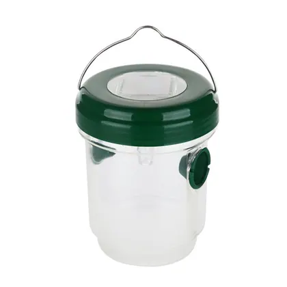 JDM Outdoor Garden Solar Panel Hanging Plastic Solar Insect Wasp Fly Sticky Trap with UV LED view 3