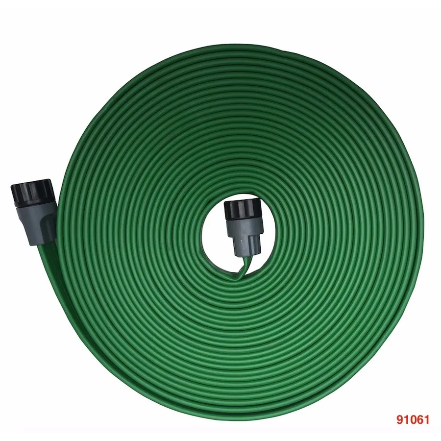PVC 3 Tube Garden Flat Irrigation Soaker Water Hose with Pinhole Multi-Holes 7.5m 10m,15m,20m