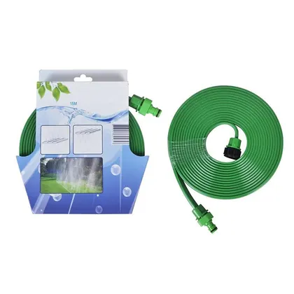 PVC 3 Tube Garden Flat Irrigation Soaker Water Hose with Pinhole Multi-Holes 7.5m 10m,15m,20m view 2