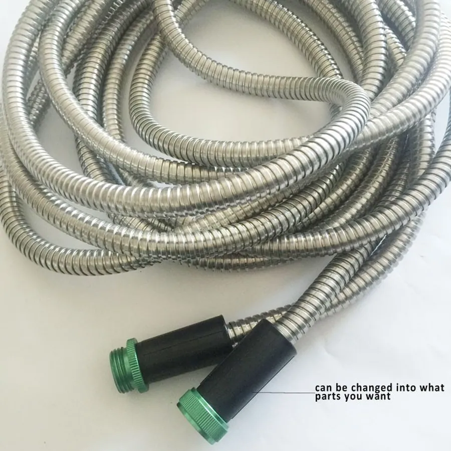 Stainless Steel Garden Hose New Premium Flexible Metallic Hoses for Garden