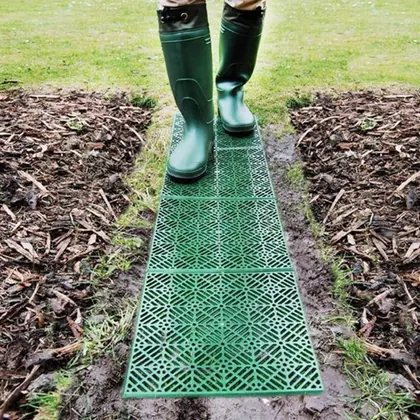 UV-proof Outdoor 5pack Plastic Garden Path Tiles view 3