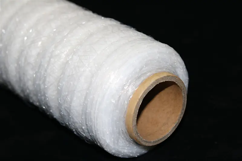Standard pallet netting wound on a cardboard core